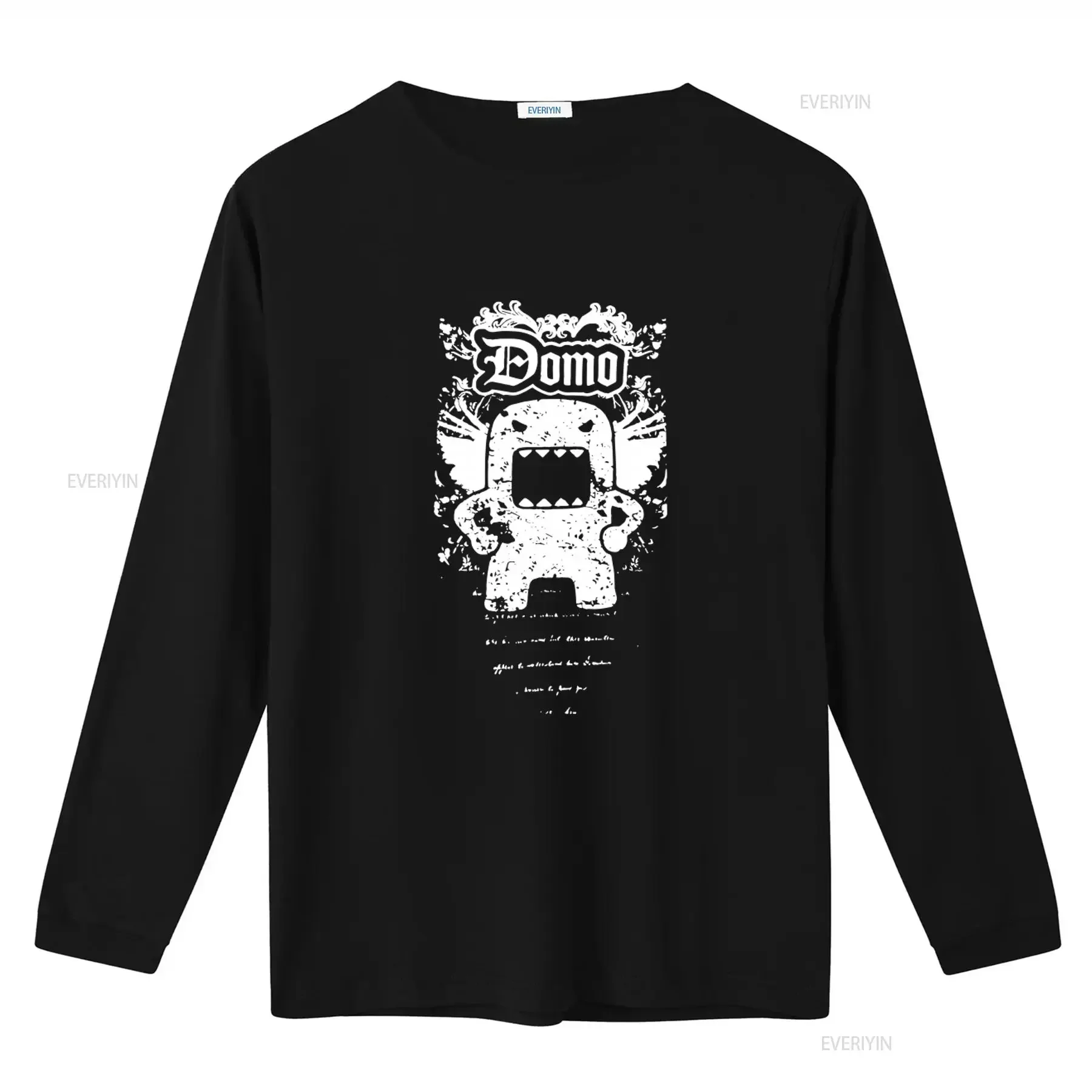 Domo Kun Authentic Scene Cyber Y2K Wings Goth Grunge T Shirt for Size White Brown vintage Washed graphic designer clothes