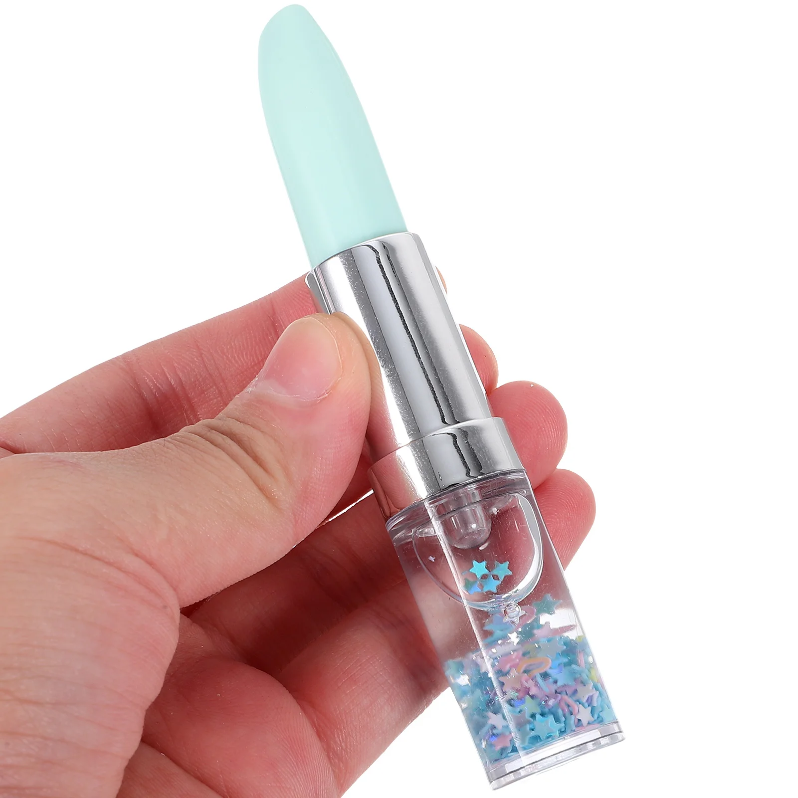 

4 Pcs Shape Gel Plastic Stationery Smooth Lipstick Pens Writing Cartoon Ink Pens School Office Use