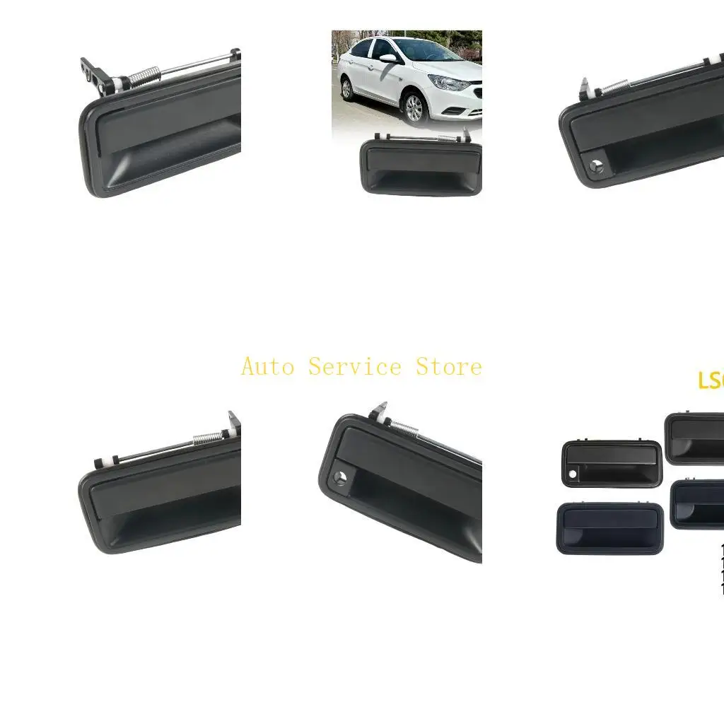 462A Vehicle Exterior Handle , Black Single Pull Handle for 1995-2002 C/K 1500 Older Truck SUV Door Access Use Part 15742229