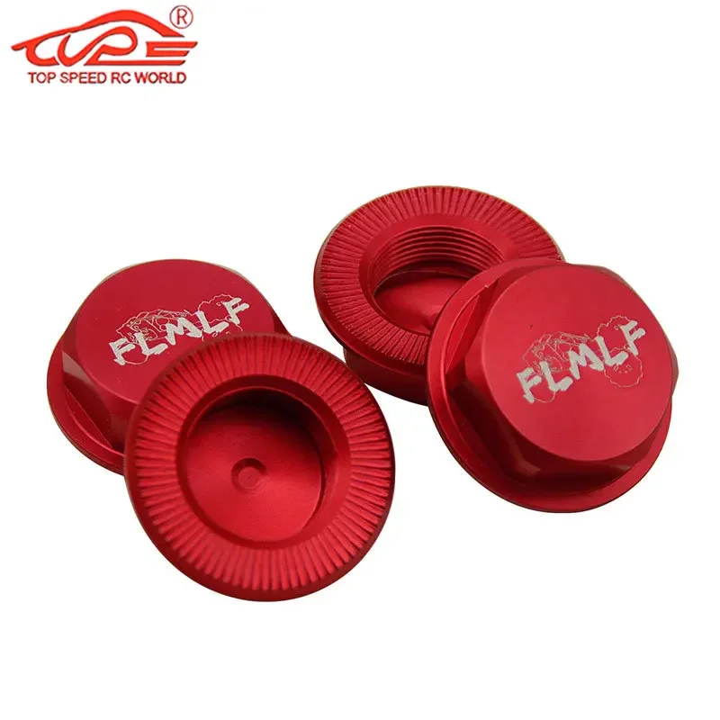 1/5 HPI ROFUN BAHA ROVAN KM BAJA 5B 5T 5SC 버기 트럭 RC 자동차 부품용 업그레이드 CNC 금속 어댑터, 24mm 프론트 리어 휠 허브 너트