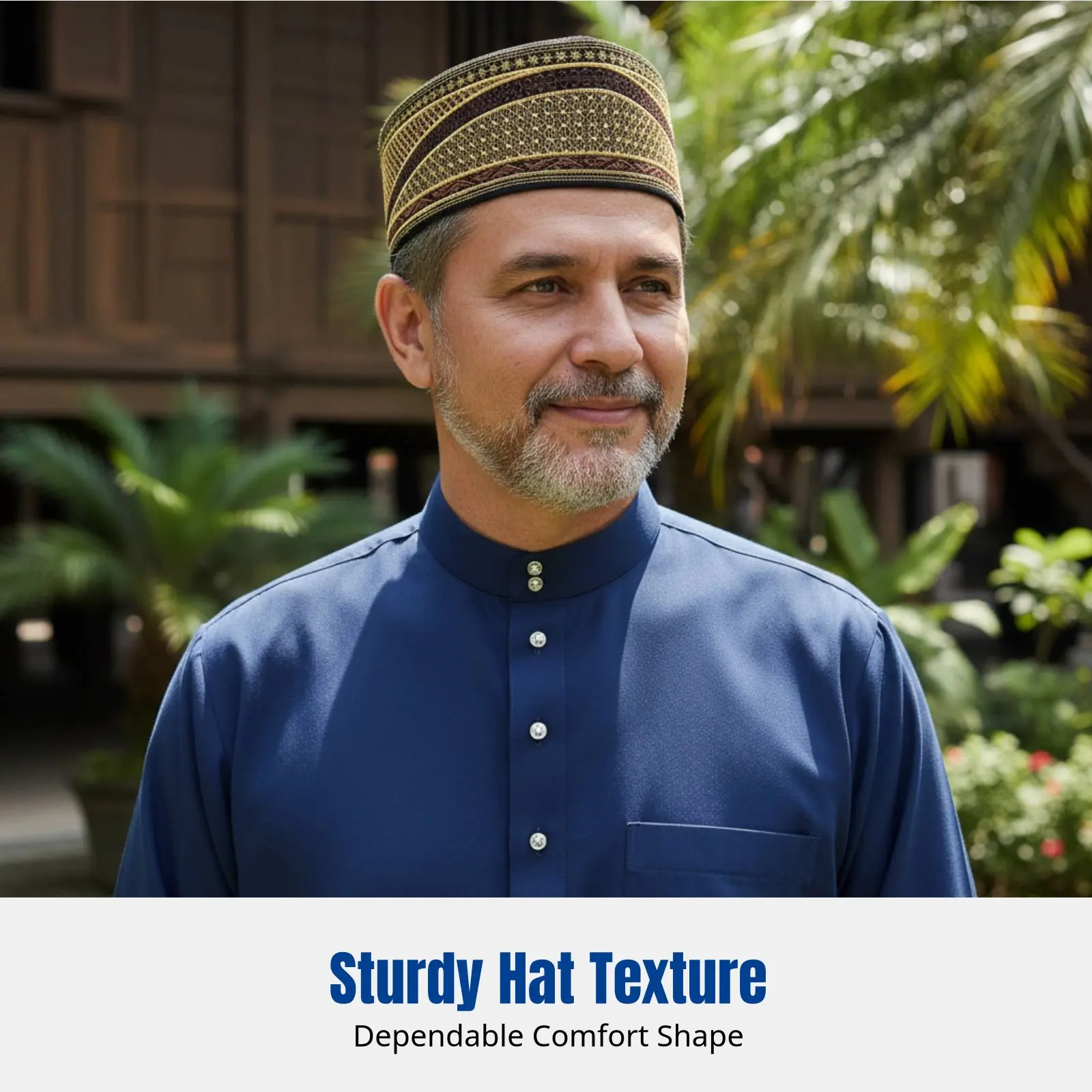 

Малайзийская овальная сетчатая шапочка-капелюшок, дышащая этническая шляпа, вышитая мужская летняя кепка, традиционный головной убор для церемоний