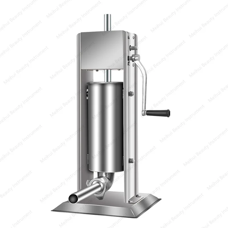 

Вертикальная ручная машина для наполнения маленьких колбас из нержавеющей стали для домашнего и коммерческого использования