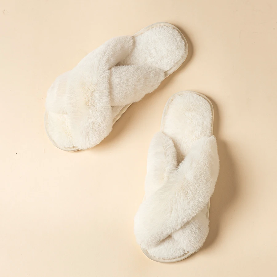 أزياء النساء النعال الربيع والخريف داخلي الصليب لطيف مريح رائعة لينة أسفل النعال المنزل عارضة #4