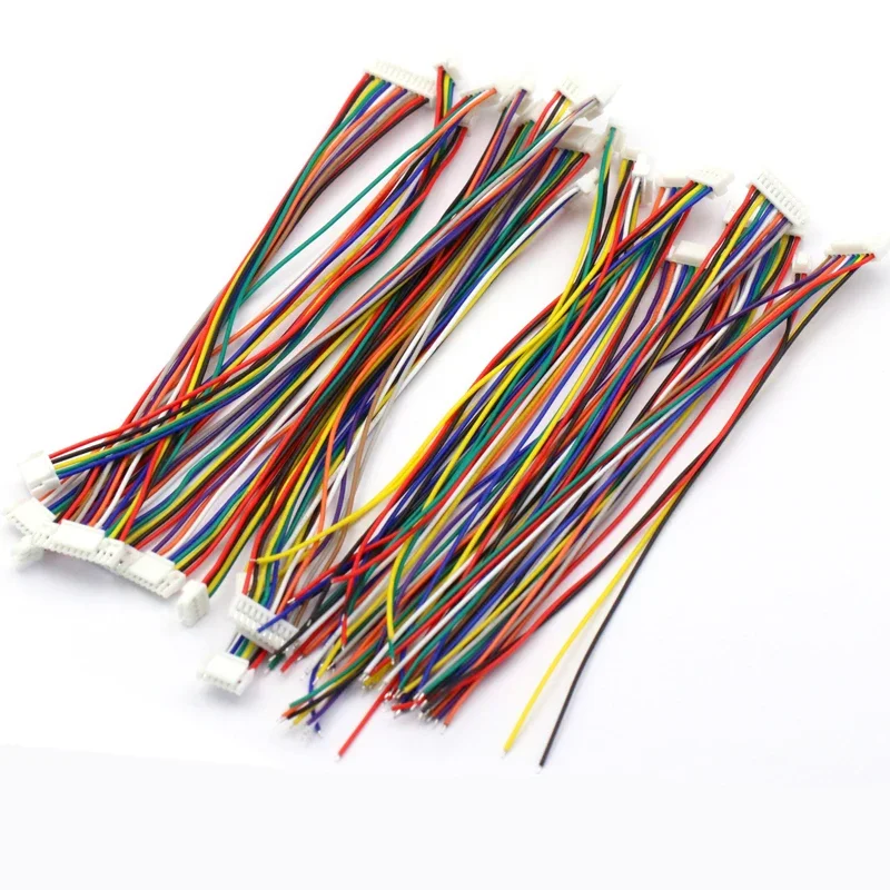 1PCS GH1.25MM Electronic Wre with Latch Terminal Wire 2PIN 3PIN 4PIN 5PIN 6PIN 7PIN 8PIN 12PIN Double Head Single Head 15CM