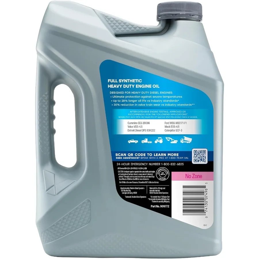 Óleo de motor diesel 15W40 totalmente sintético resistente para caminhões de alto desempenho e equipamentos pesados em temperaturas extremas LongLa