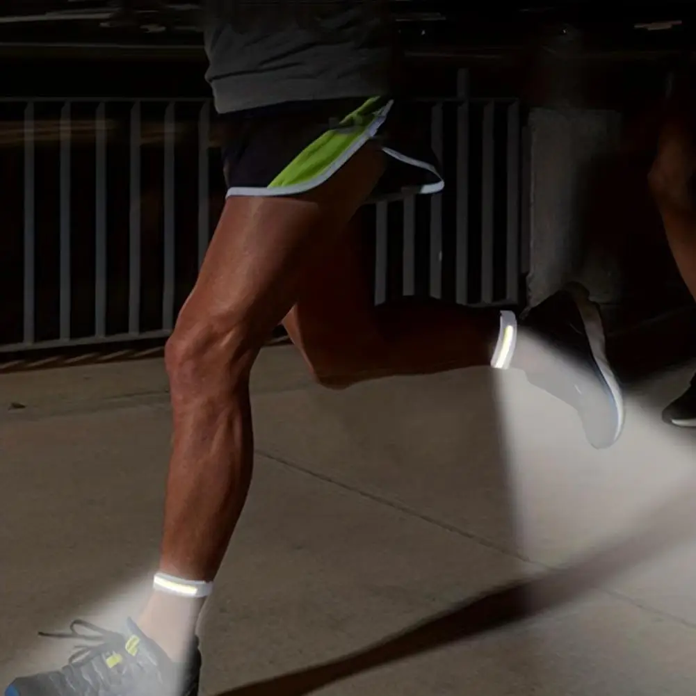 Night Running Armband LED Light Outdoor Sports USB Rechargeable Safety Belt Arm Leg Warning Wristband Cycling Bicycle Light Tool