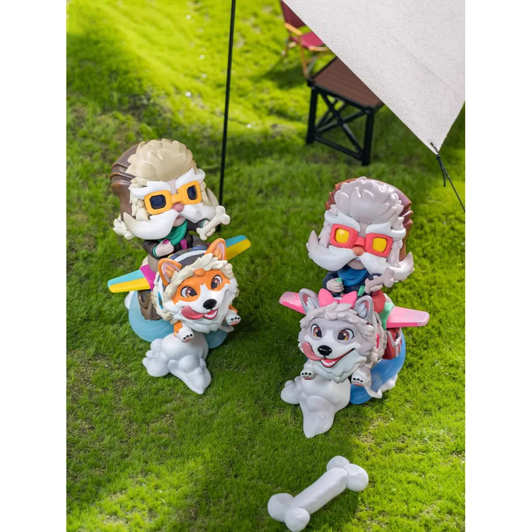 

Goods in Stock Original LOL CORGI Corki April Fool's Day Collection 12CM Game Character Model Movable Doll Art Collection