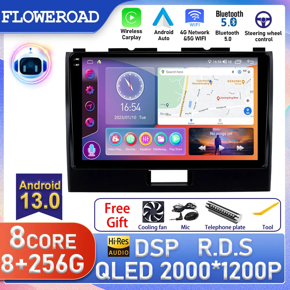 

For Suzuki Wagonr Wagon R 2010 - 2018 Car Radio Stereo Navigation GPS Wireless Carplay Autoradio Android Auto Video Player DSP