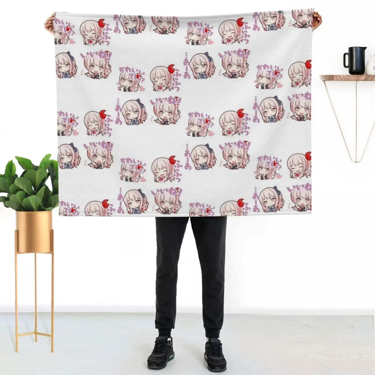 

Project Sekai anime, mizuki akiyama project sekai Throw Blanket Soft Cozy Blanket for Pet Kids Adults