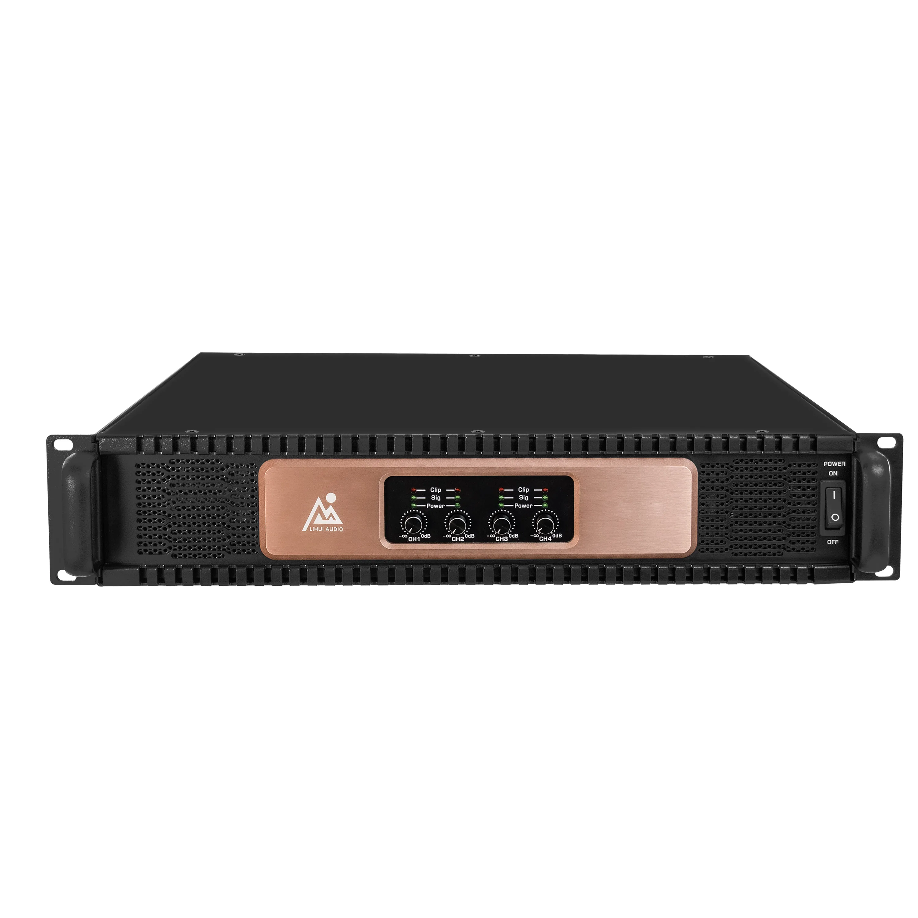 

【2026】4Channel Class D 2 U 2000*8ohm Power Amplifier Professional Stage Speaker Amplifier