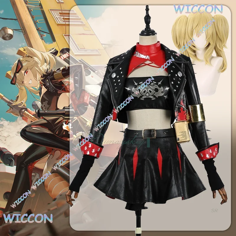 

Mag/Game Zenless Zone Zero Burnice Белый Косплей Костюм Панк Униформа Пальто Мини-юбка Аксессуары Хэллоуин Вечеринка Наряд Карнавал