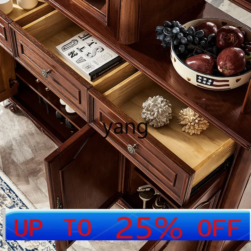 LMM Modern Living Room Simple Small Apartment Screen Shoe Cabinet Integrated Wall-Mounted Storage Rack