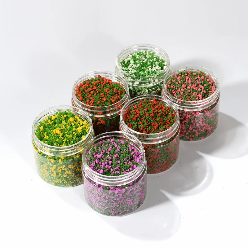 60g Mini Foam Tree Powder Flakes Bottle for Diorama Scenery Model Craft Material Ho Scale Landscape Decor