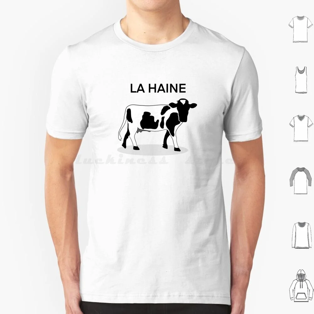 La Haine Cow T Shirt 6xl Cotton Cool Tee Lahaine Banlieue France Vinz Said Hubert Cow Police 1995 Film Cult Paris Hiphop La