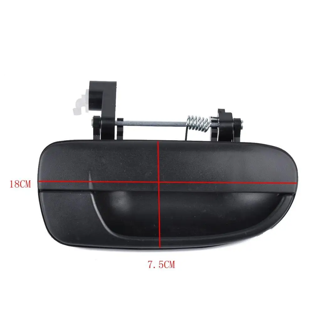 Exterior Outside Outer Rear Right Side Door Handle for Hyundai Accent 2000-2006, Replace#83660-25000, 7.09''x2.95''x1.57''