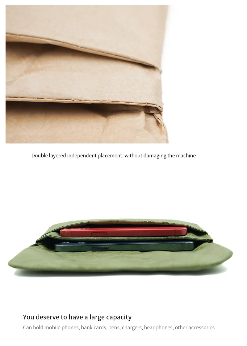 Universal Papier Material Telefon Tasche Tasche Brieftasche Tasche Fall Für iPhone 13 Pro Max Für iPhone 15 16 Pro max Plus Für Note 20 S21 – Detail 6