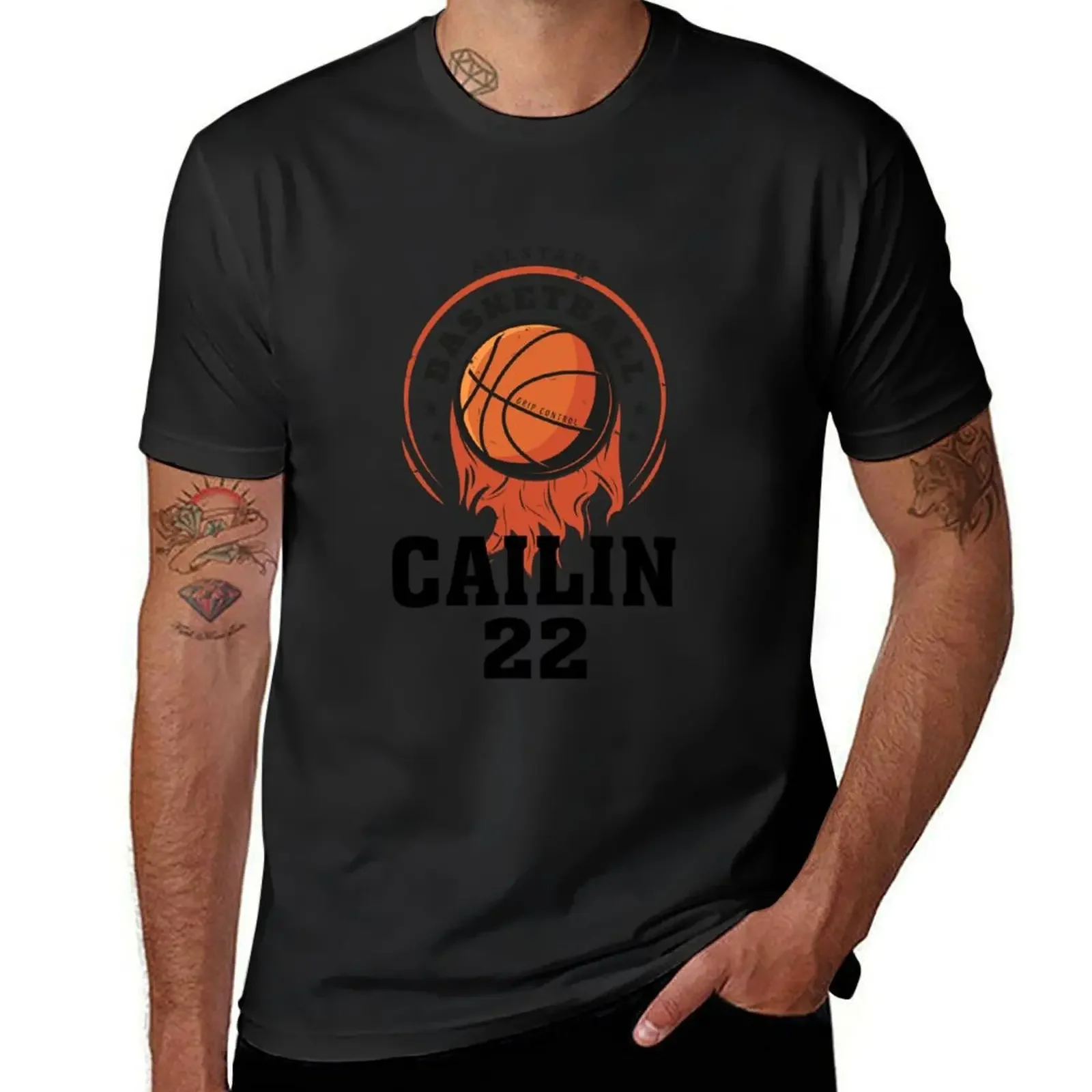 Caitlin Player T-Short T-Shirt boys animal print sports fans heavy weight t shirts for men