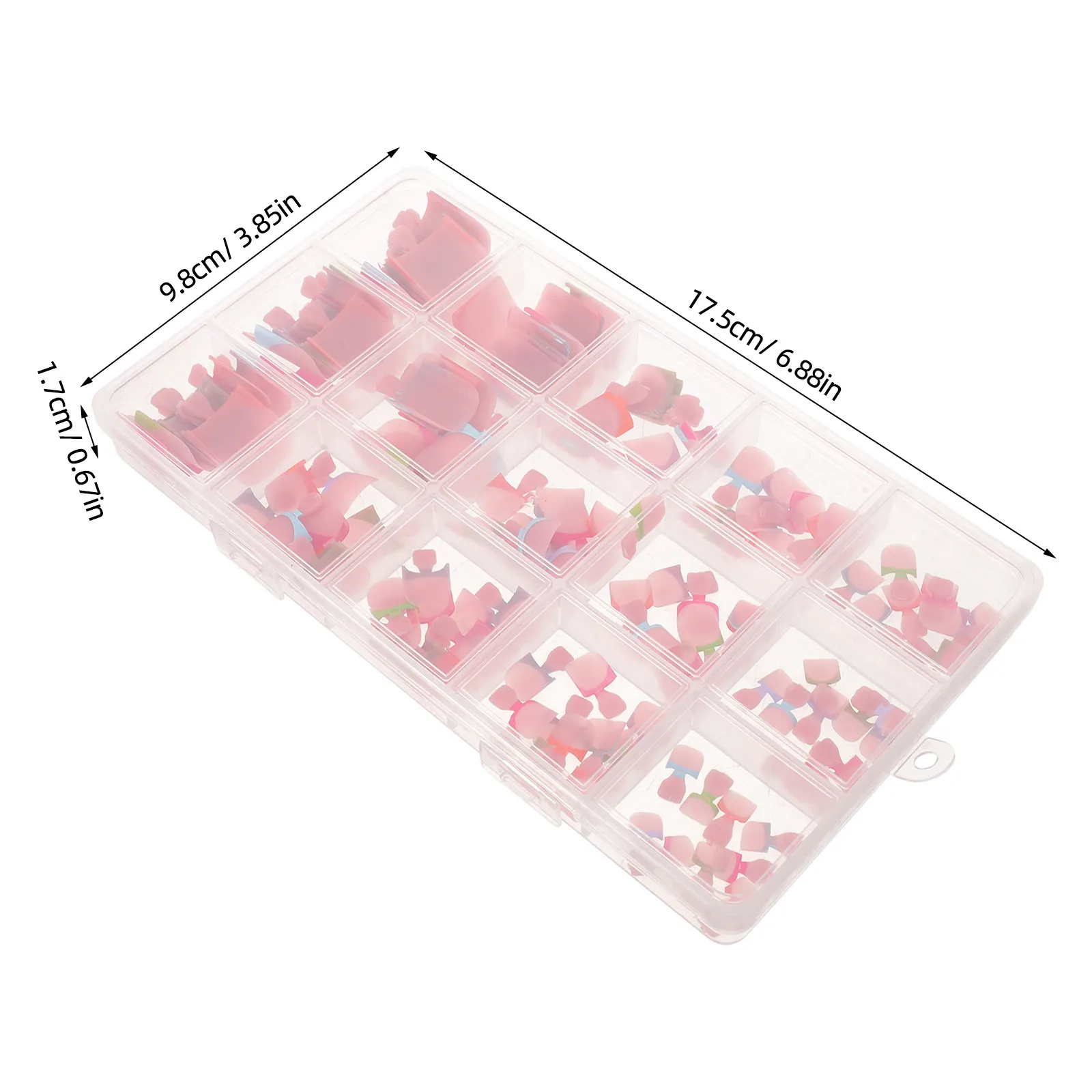 150Pcs Toe Nail Tips Replacement Press on Nails Box Natural Look French Toe Nails Soft Gel Thick Full Cover Reusable Women