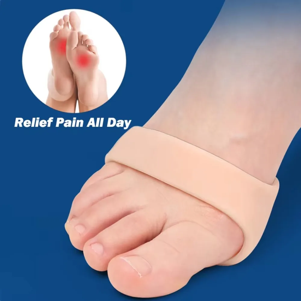 1pair Silicone Metatarsal Pads Multi-functional Soft Ball of Foot Cushions Anti-abrasion High Heel Insoles