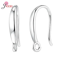 Wholesale 100PCS Original 925 Sterling Silver Jewelry Findings Earring Components Handmade Female DIY Earrings Jewelry