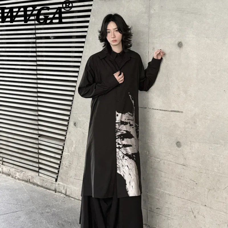 

Рубашка унисекс WVGA BLACKXPOET средней длины в темном стиле с светоотражающим принтом, дышащая, из хлопка, с индивидуальным дизайном, W18985