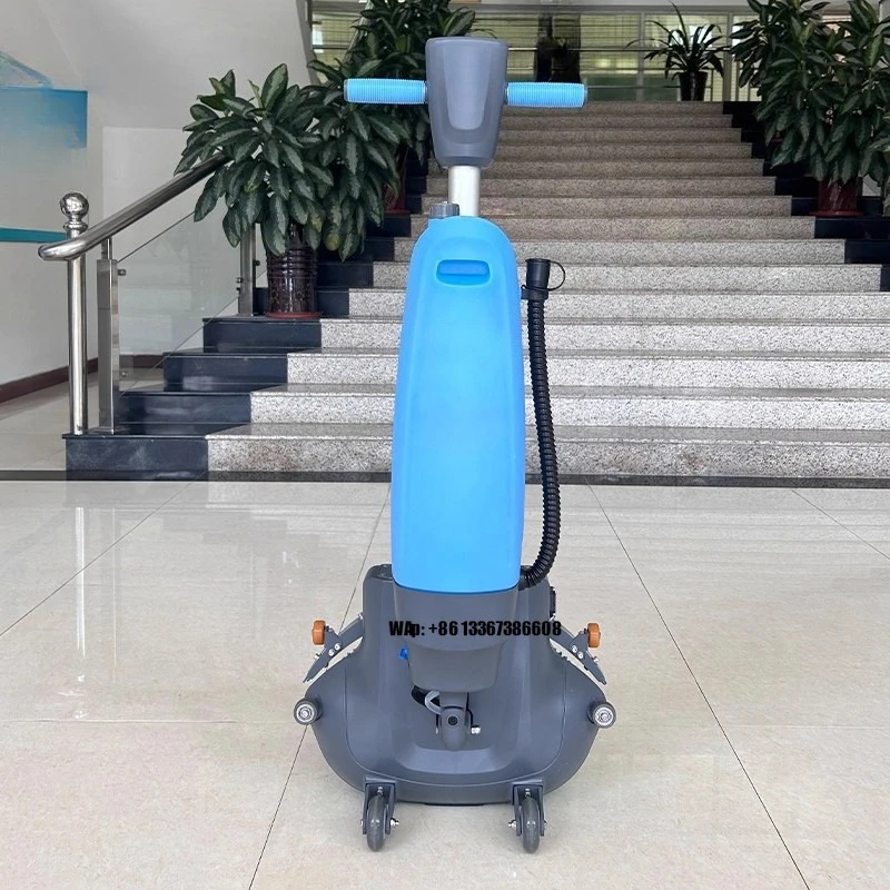 Industrial Floor Sweeper Scrubber Roller Brush Scrubbing Machine Multifunctional Battery Powered