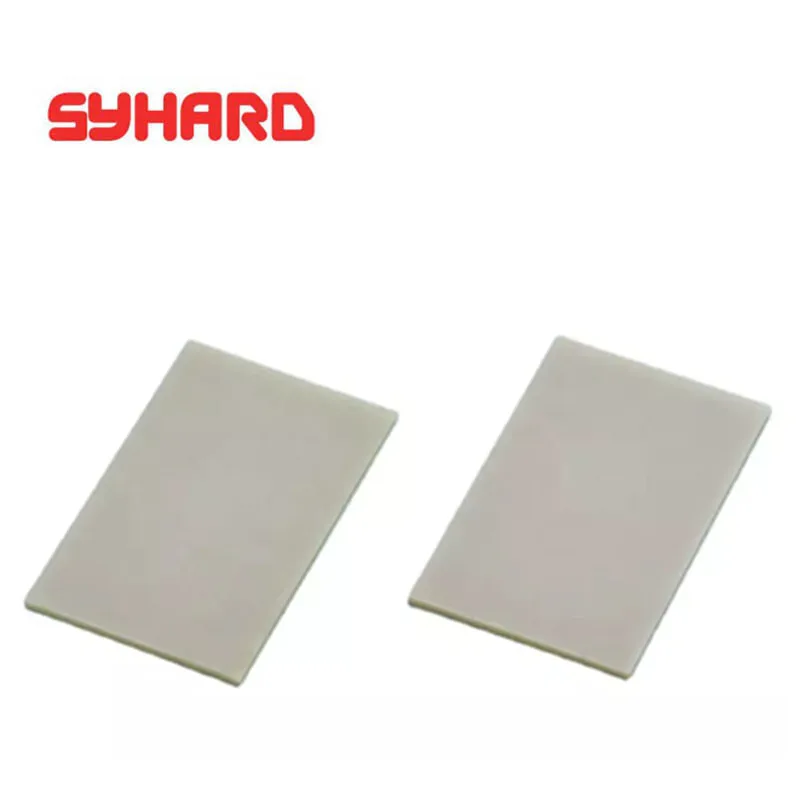 2pcs Aluminium Nitride Ceramic Sheets 50x50x0.1/0.15/0.2/1mm High Thermally Conductive Insulating Substrate ALN Cutting Process