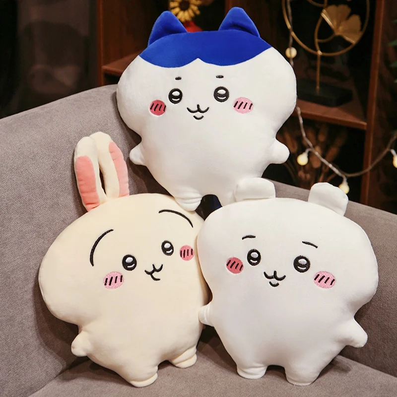 Anime Self-Deprecating Chikawa Usaki Xiaobaji Ikawa Plush Pillow Cushion Doll Doll Sleeping Hug Kawaii Gift For Girls And Boys