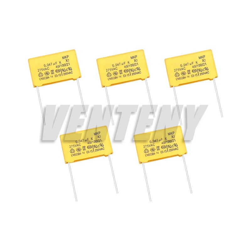 160pcs/Lot Polypropylene Film X2 Safety Capacitor Assorted Kit 275VAC 18Values 102K-225K 1NF-2.2UF Sample Set