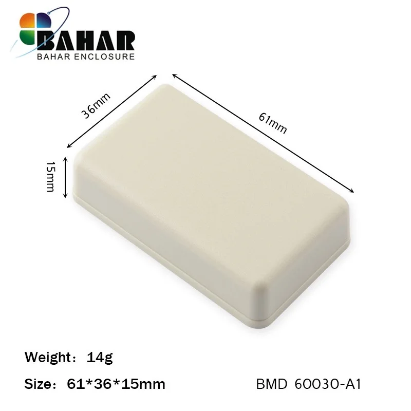 5 Stks/partij Bahar Merk Behuizing Abs Plastic Behuizing Desk-Top Shell Draad Junction Box Instrument Case Model Bmd 60030