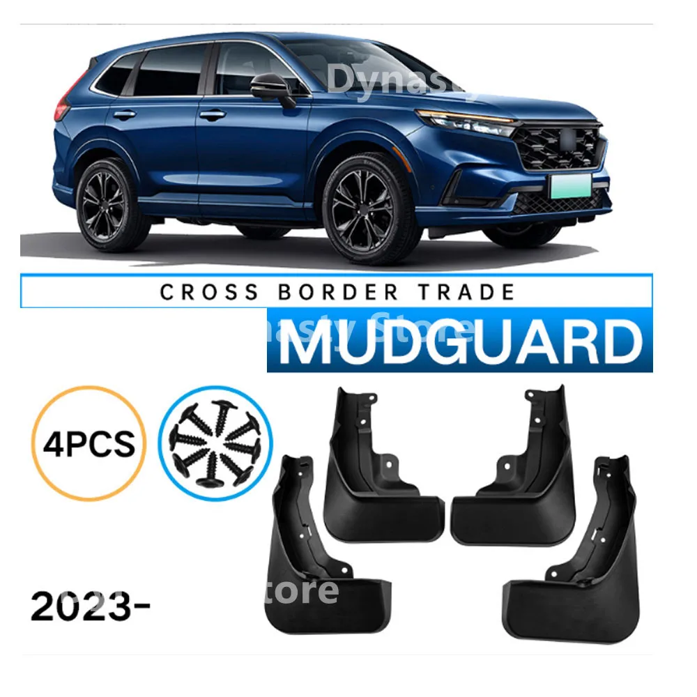 

Car Mudguards For Honda CRV CR-V 2023-2024 ABS Mud Guards Fender Flare Mudflaps Exterior Parts Auto Accessories