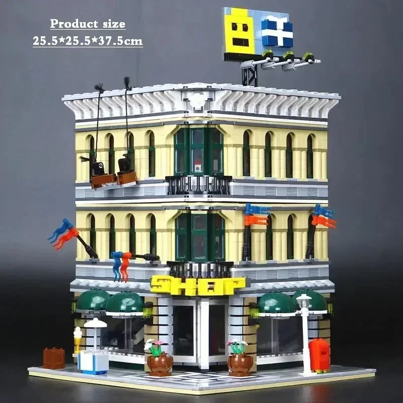 

2182 шт., совместимые с Grand Emporium 10211 15005 30004 84005, строительные блоки, кирпичи, подарки на день рождения, Рождество, игрушки 2766 22312182