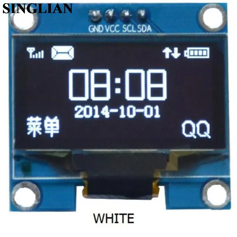 1.3 Inch 128x64 OLED Character Display Module 12864 White/Blue Screen 1.3