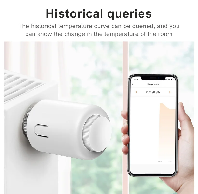 Tuya ZigBee 3.0 TRV Thermostat Radiator Actuator Valve Smart Temperature Controller External SensorVoice Control Alexa Google