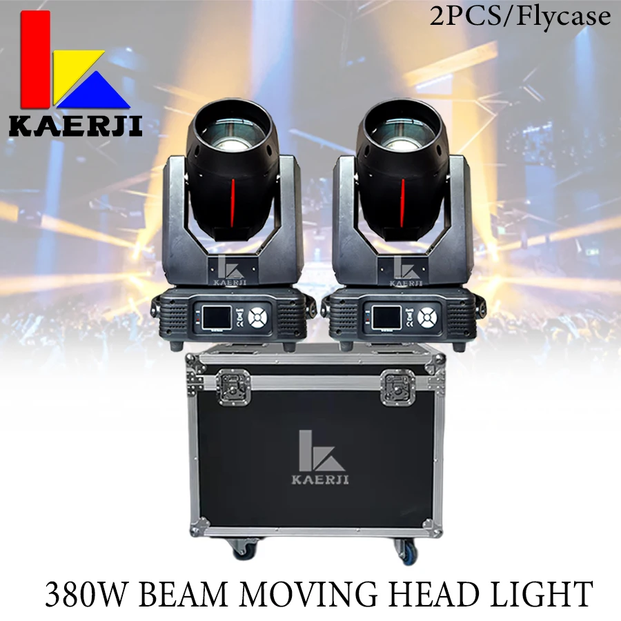 

No Tax 2Pcs Sharpy Beam 380W 20R Moving Head Light Dmx Key Model Sharpy Beam 380W With 1Pcs Flycase for Stage Disco Lights Power