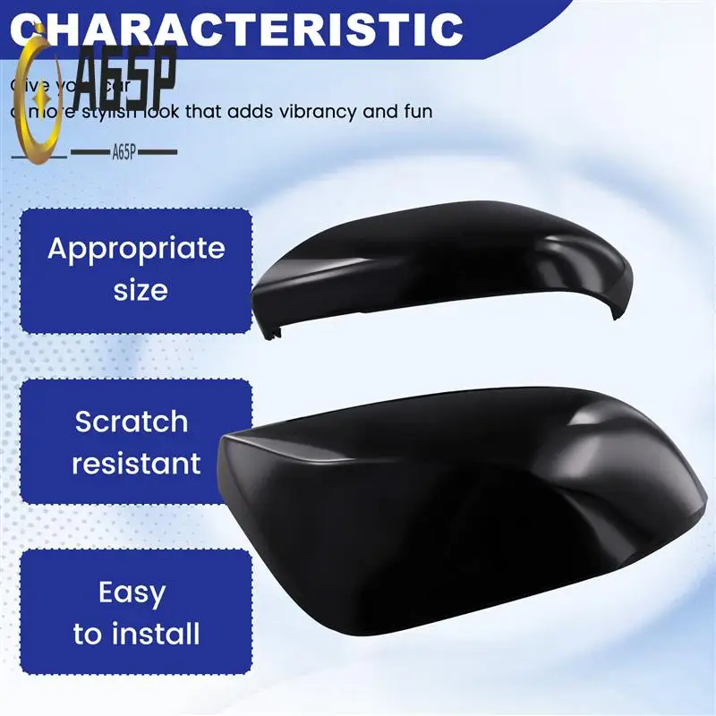 

A65P-Car Rearview Mirror Cover Door Mirror Shell For Toyota Camry 2018-2024 Side Rear View Mirror Cover