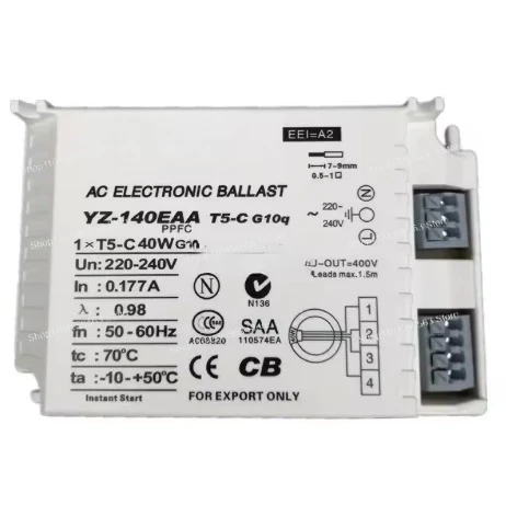 

3AAA YZ-155EAA T5-C AC 220-240V Fluorescent Lamp 55W Electronic Ballast For T5 Ring Lamp Standard Reator