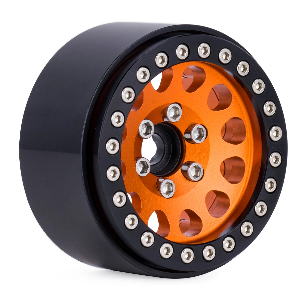 عجلات خرز من الألومنيوم مقاس 1.9 بوصة لزاحف RC 1/10 - متوافقة مع محوري SCX10، Wraith، TRX4، TRX6، D90، Tamiya، Capra (4 قطع) #2