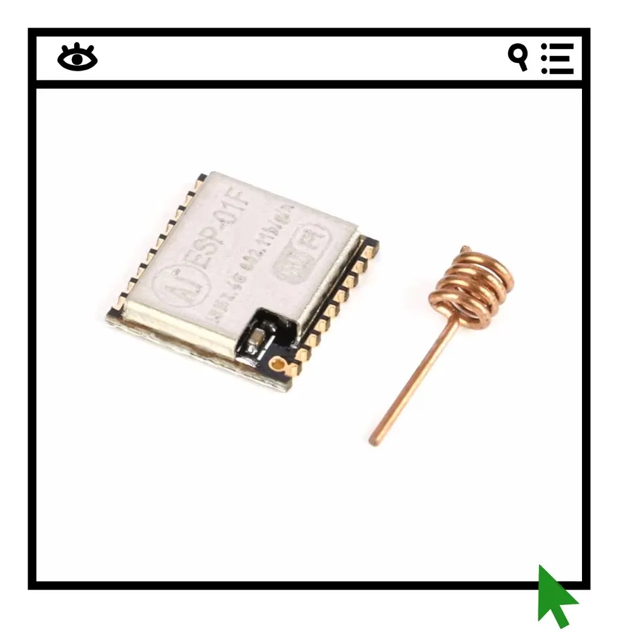 

2 шт. модуля Wi-Fi ESP-01F ESP8285 для последовательной связи Wi-Fi/беспроводной прозрачной передачи данных/Internet of Things