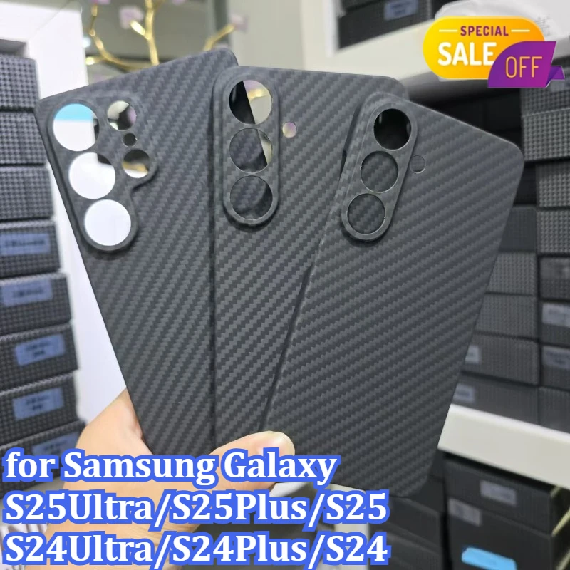 

Carbon Fiber Case for Samsung Galaxy S25Ultra/S25Plus/S25/S24Ultra/S24Plus/S24 Hard Case