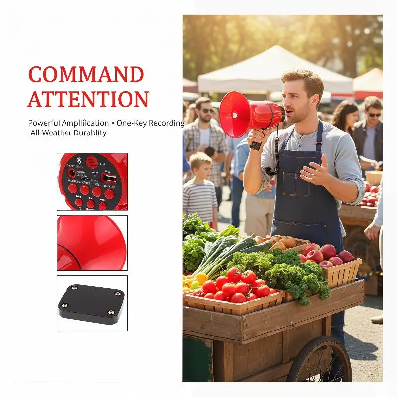Universal Vehicle Warning Alarm Siren Horn 130dB Loud Sound 6-24V with Amplifier for Car Security Upgrade