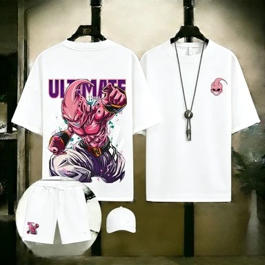 

2026 Summer New Design - Kurogane Shinji - Jigoku Aisato - Loose T-Shirt Shorts Set