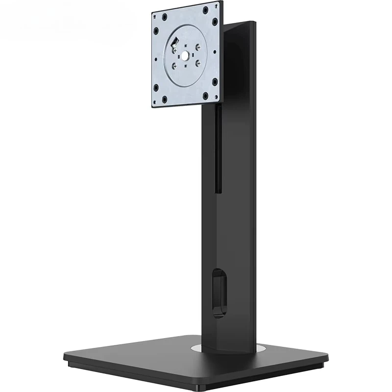 Plastics High Quality Single Monitor Adjustable PC Monitor Stand Bracket with Tilt Vesa Mount 75*75/100*100mm