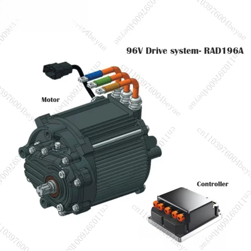 96V System Automotive Motor Conversion Kit 12000rpm High Speed Drive Motor and Reducer