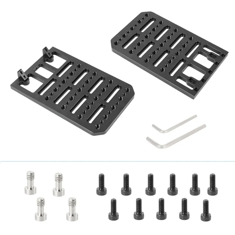 DIY Cheese Plate L Type Extension Mounting Platform With 1/4Inch & 3/8Inch Thread Holes For Camcorder / ARRI 12Inch