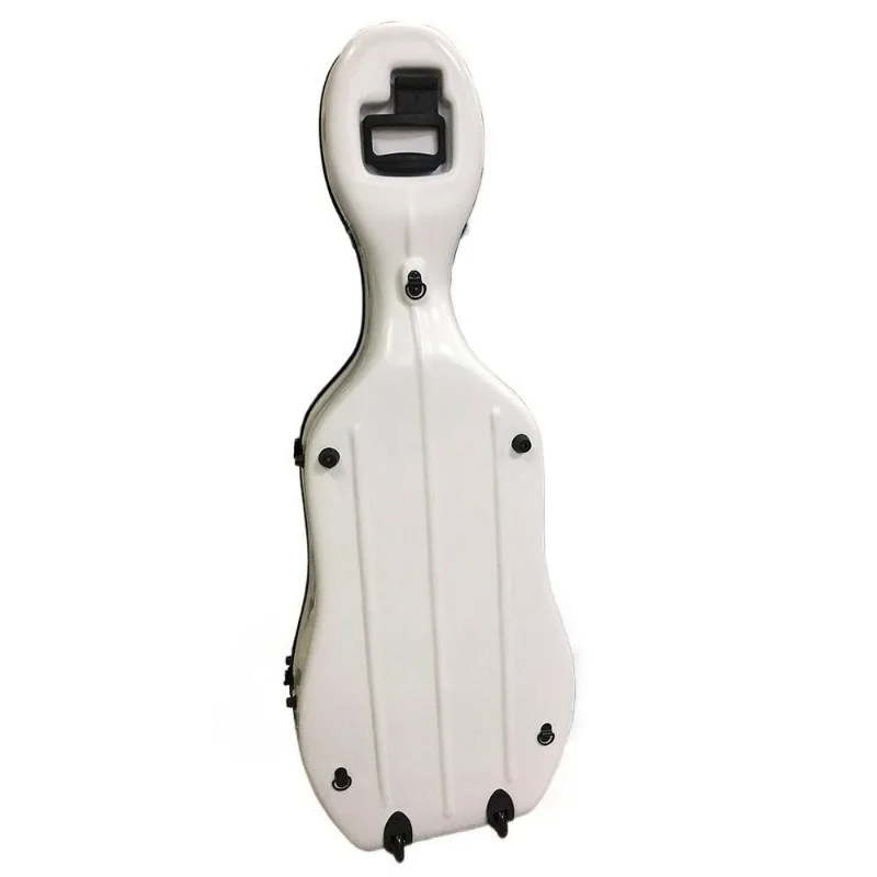 Fiberglass Cello Storage Box Waterproof Shockproof Anti-fall Portable Movable Hard Cello Case Musical Instrument Accessories