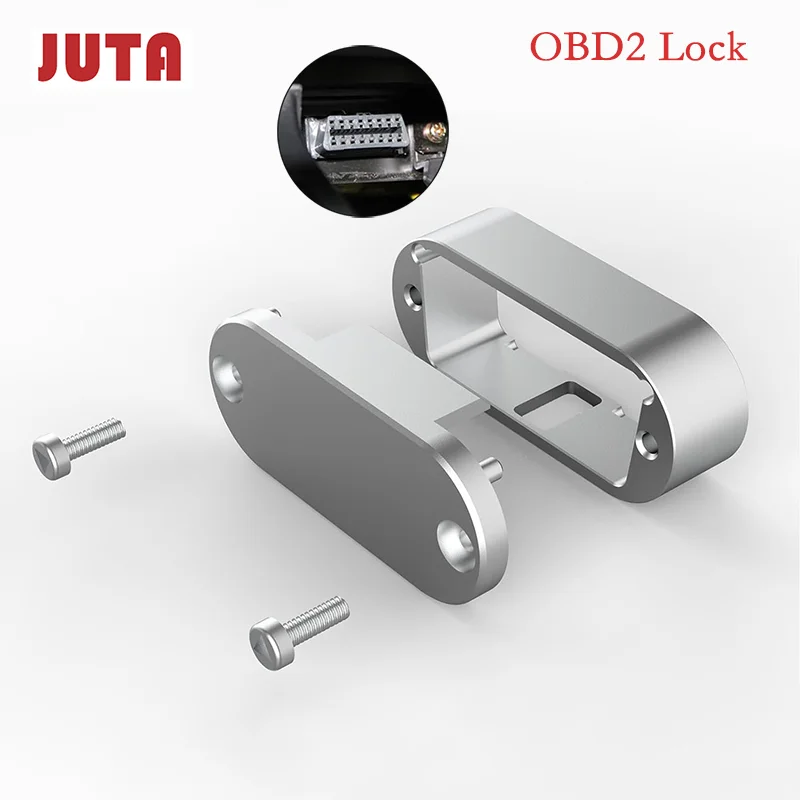 JUTA OBD2 Lock Security Anti-theft Tool OBD Block Access to OBD Connector Aluminum Alloy Material Kit for 1996+ Vehicles