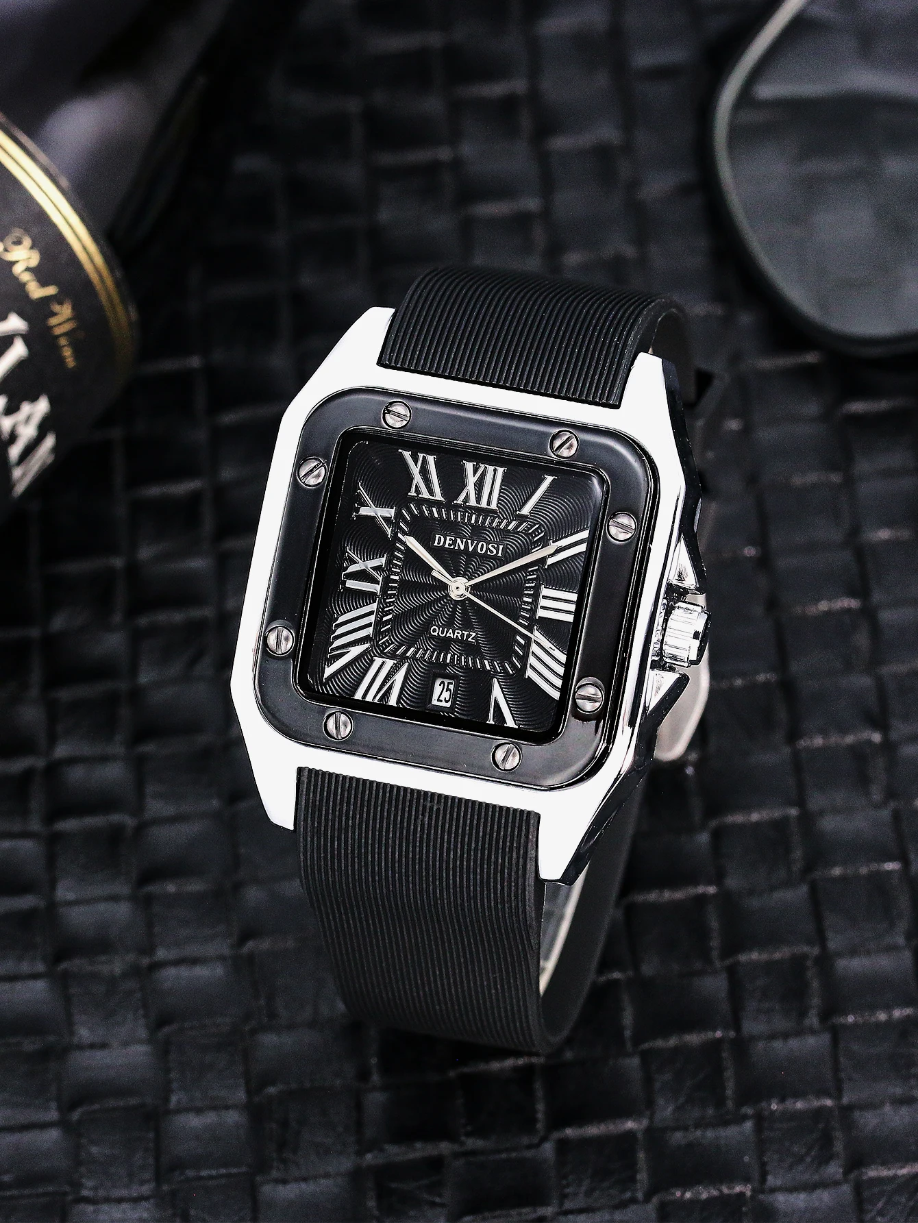 Elite luxury: A limited edition quartz watch with a unique design Square Fasion Business wristwatch for Women