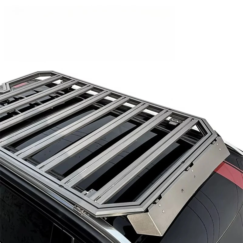 Suitable for SUV Off-road Vehicles. the Aluminum Material Roof Luggage Rack and Roof Platform Are  for Expanding Equipment.