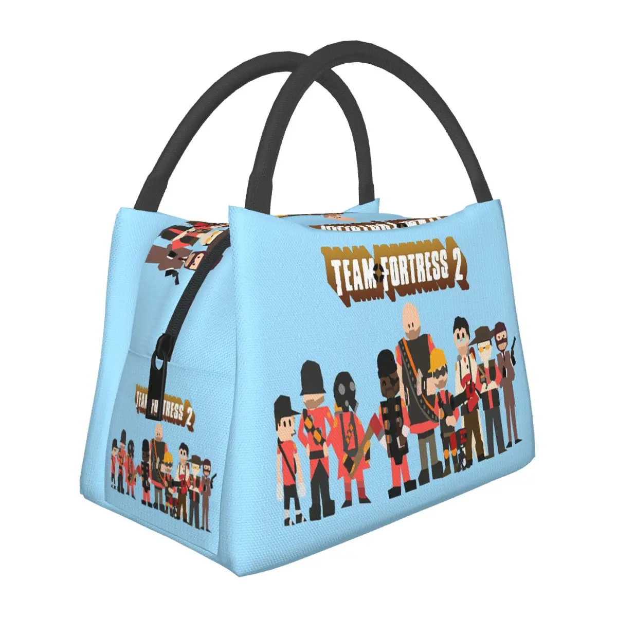 Team Fortress 2 Insulated Lunch Bag for Women Picnic Storage Food Boxes Portable Container Cooler Thermal Lunch Box Tote